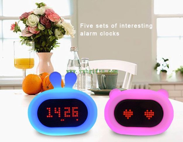  Silicone Alarm Clock for Kids
