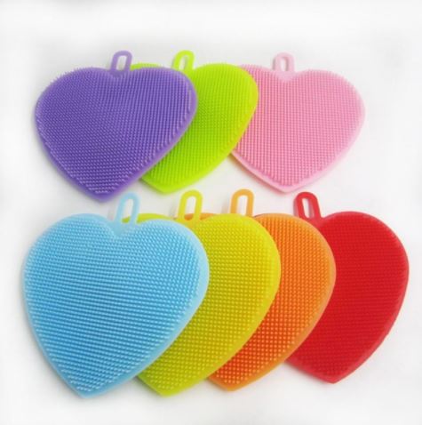 Useful Multipurpose Antibacterial Silicone Sponge Cleaning Dish