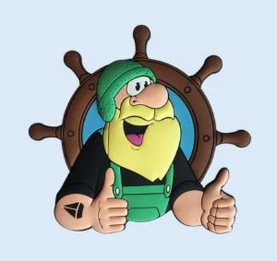 3D силиконов магнит за хладилник Сувенирен гумен магнит за хладилник