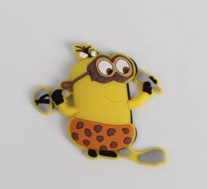 Mini Minions 3D мек пвх гумен магнит за хладилник