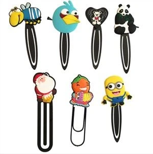 3D пластмасови PVC отметки силиконова магнитна bookmark